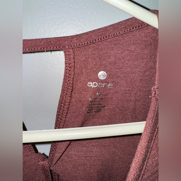 Pre-Owned MD Apana Red Long Sleeve Crossover Back Shirt - Picture 5 of 7